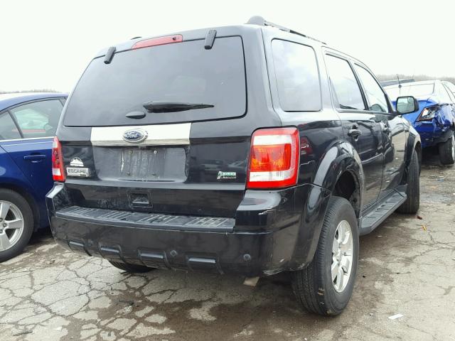 1FMCU9EG1BKB20128 - 2011 FORD ESCAPE LIM BLACK photo 4