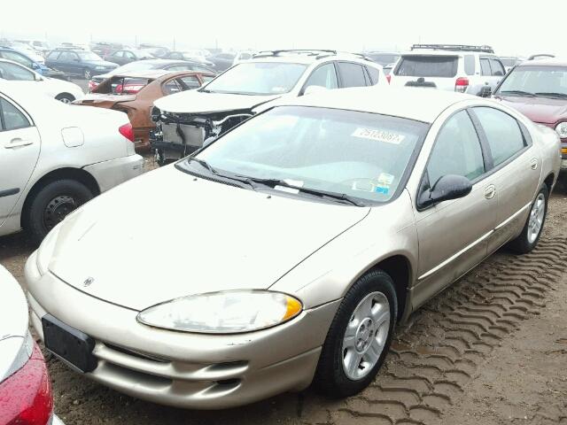 2B3HD46R02H120238 - 2002 DODGE INTREPID S GOLD photo 2