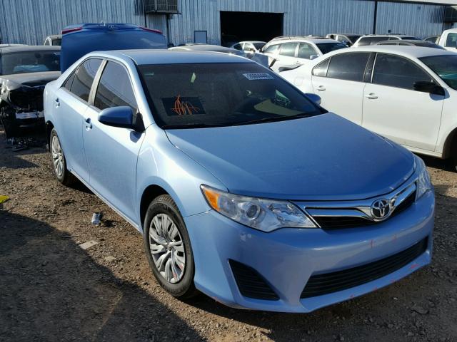 4T4BF1FK8CR181451 - 2012 TOYOTA CAMRY BASE BLUE photo 1