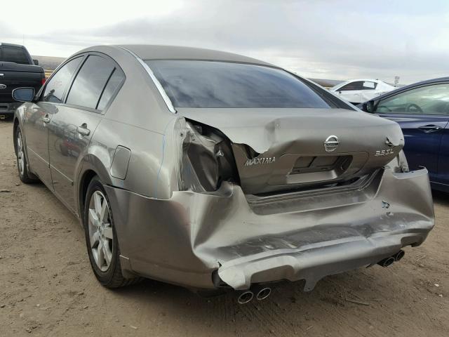 1N4BA41E64C803879 - 2004 NISSAN MAXIMA SE GRAY photo 3