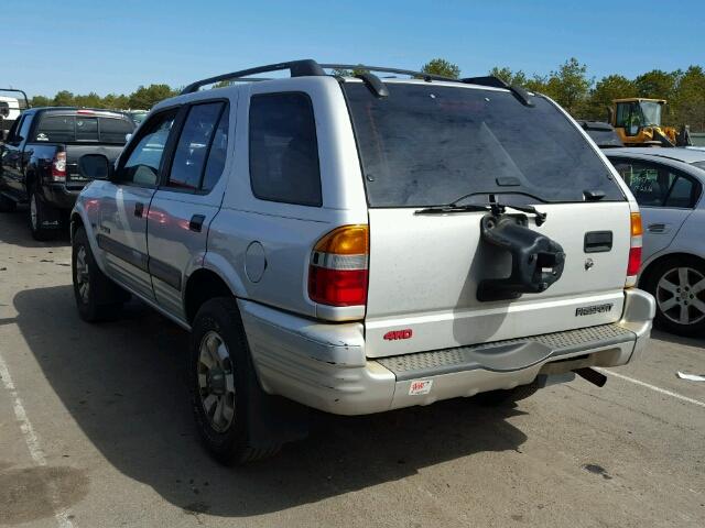 4S6DM58W914408411 - 2001 HONDA PASSPORT E SILVER photo 3