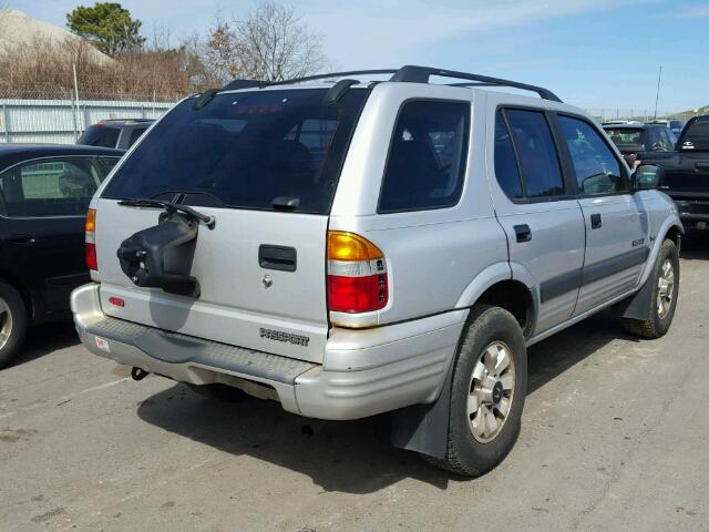 4S6DM58W914408411 - 2001 HONDA PASSPORT E SILVER photo 4