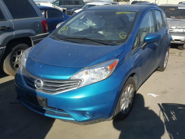 3N1CE2CP3FL351728 - 2015 NISSAN VERSA NOTE TURQUOISE photo 2