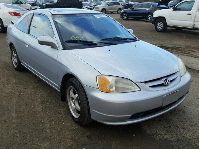 1HGEM22922L024532 - 2002 HONDA CIVIC EX SILVER photo 1