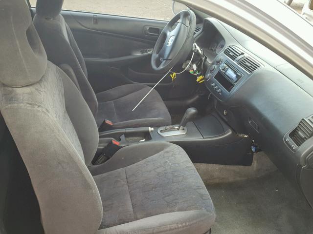 1HGEM22922L024532 - 2002 HONDA CIVIC EX ვერცხლისფერი ფოტო 5