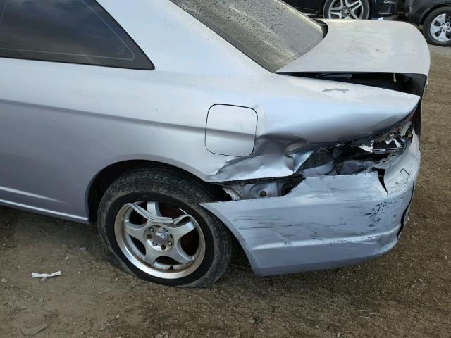 1HGEM22922L024532 - 2002 HONDA CIVIC EX ვერცხლისფერი ფოტო 9