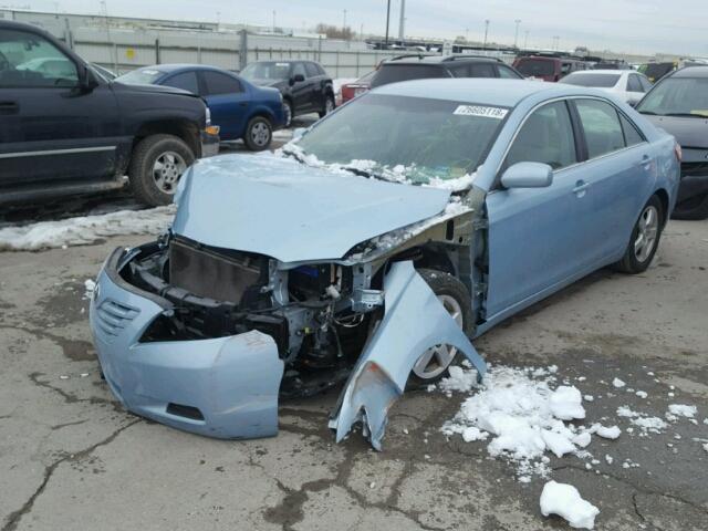 4T4BE46K29R132601 - 2009 TOYOTA CAMRY BASE BLUE photo 2