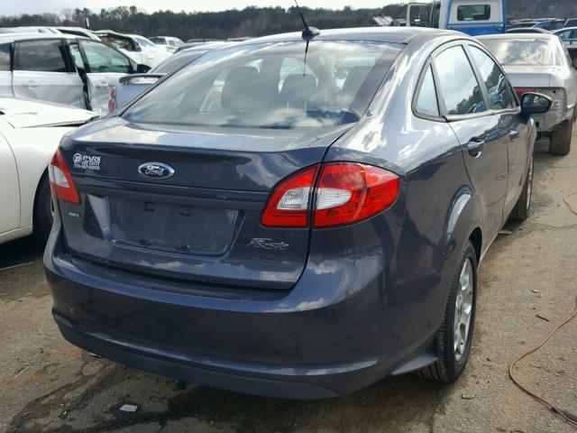 3FADP4CJ9CM181292 - 2012 FORD FIESTA SEL GRAY photo 4