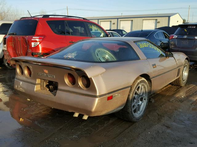 1G1AY0788E5122956 - 1984 CHEVROLET CORVETTE BROWN photo 4