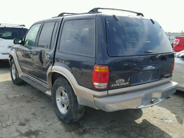 1FMZU35P7XZB83532 - 1999 FORD EXPLORER BLUE photo 3