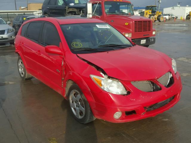 5Y2SL63875Z404307 - 2005 PONTIAC VIBE RED photo 1