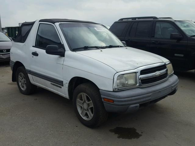 2CNBE18C336923725 - 2003 CHEVROLET TRACKER WHITE photo 1