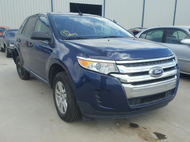 2FMDK3GC7BBA95540 - 2011 FORD EDGE SE BLUE photo 1