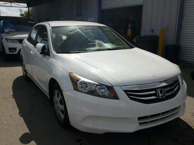 1HGCP2F38CA236465 - 2012 HONDA ACCORD LX WHITE photo 1