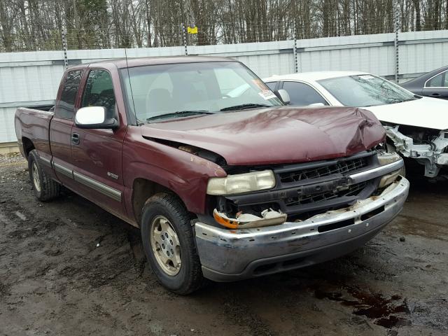 2GCEC19T211264357 - 2001 CHEVROLET SILVERADO MAROON photo 1