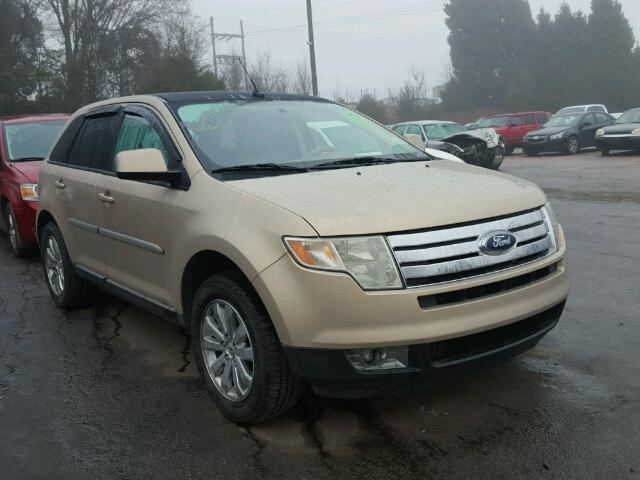 2FMDK49C17BA71454 - 2007 FORD EDGE SEL P GOLD photo 1