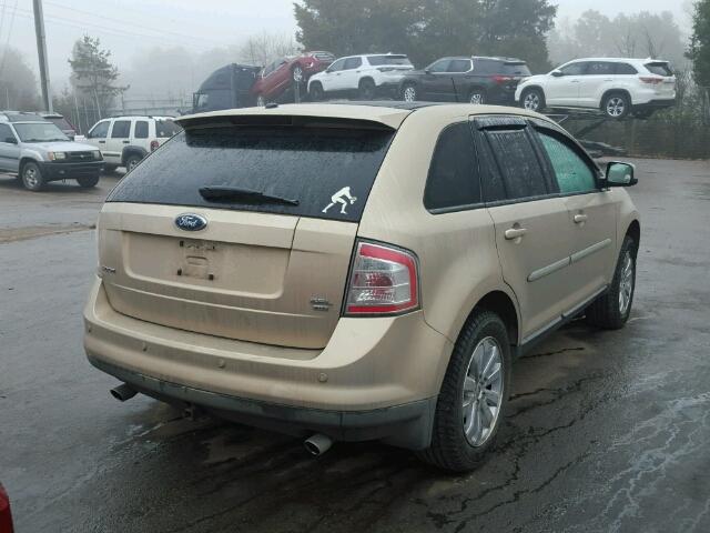 2FMDK49C17BA71454 - 2007 FORD EDGE SEL P GOLD photo 4