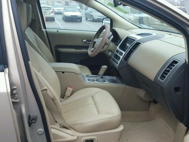 2FMDK49C17BA71454 - 2007 FORD EDGE SEL P GOLD photo 5