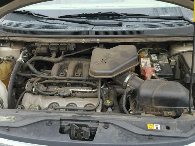 2FMDK49C17BA71454 - 2007 FORD EDGE SEL P GOLD photo 7