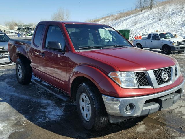 1N6BD06T08C413607 - 2008 NISSAN FRONTIER K RED photo 1