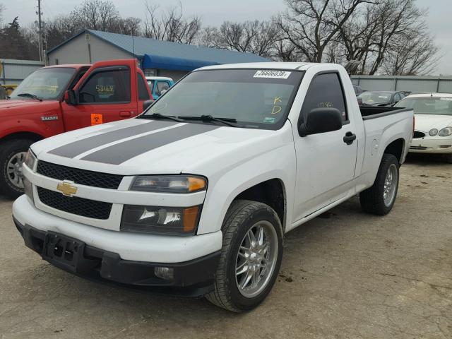 1GCCSBF90C8159065 - 2012 CHEVROLET COLORADO WHITE photo 2