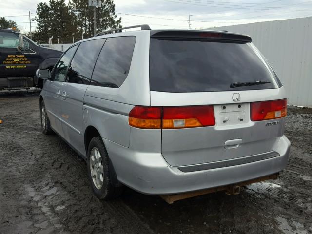 5FNRL18654B138959 - 2004 HONDA ODYSSEY EX SILVER photo 3