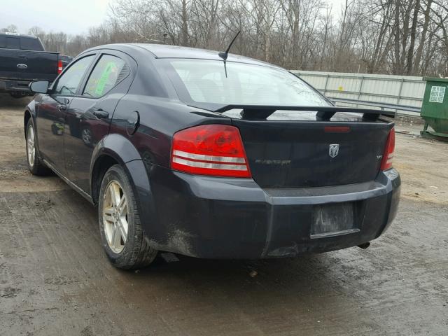 1B3LC56K58N653711 - 2008 DODGE AVENGER SX BLACK photo 3