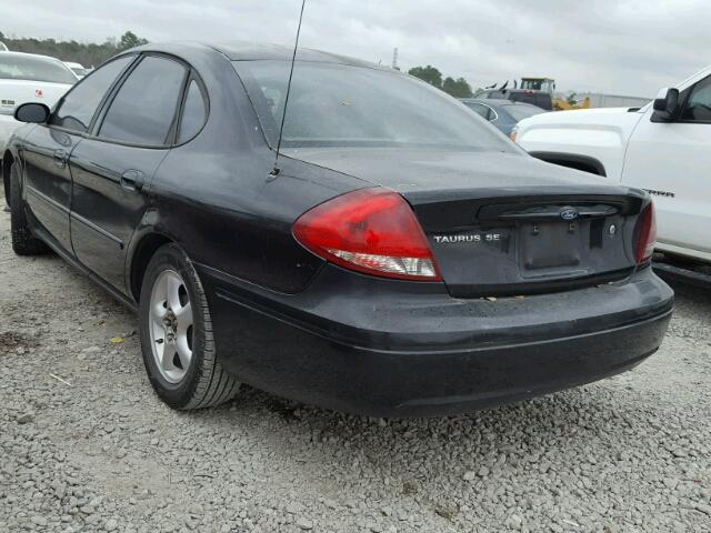 1FAHP53U46A138594 - 2006 FORD TAURUS SE BLACK photo 3