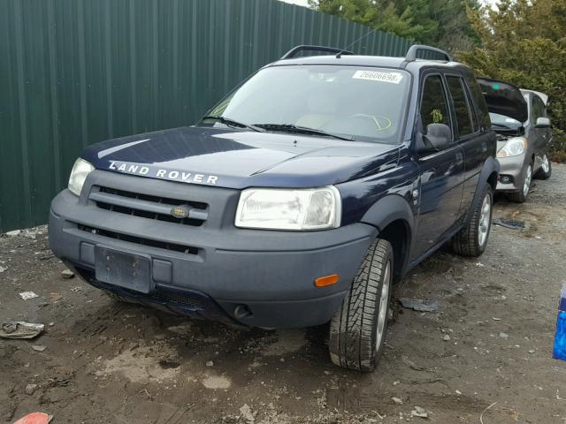 SALNY222X2A376199 - 2002 LAND ROVER FREELANDER BLUE photo 2