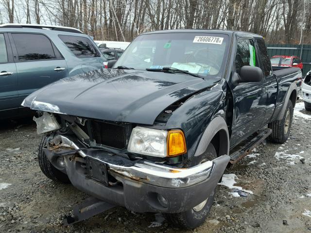 1FTZR45E43TA17797 - 2003 FORD RANGER SUP GREEN photo 2