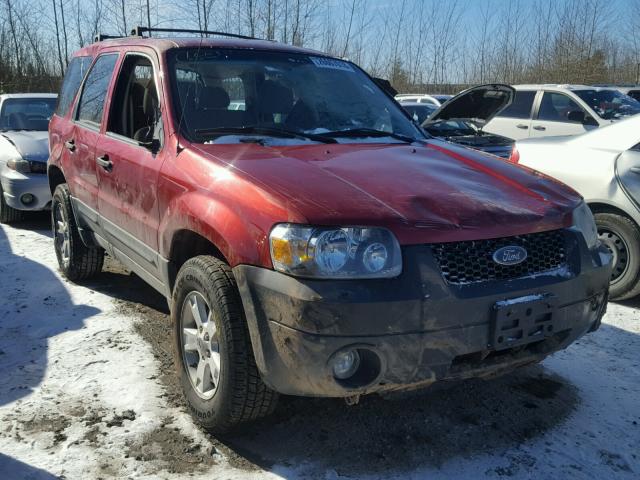 1FMYU93125KA55105 - 2005 FORD ESCAPE XLT BURGUNDY photo 1