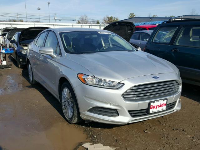 3FA6P0LU4DR229684 - 2013 FORD FUSION SE SILVER photo 1