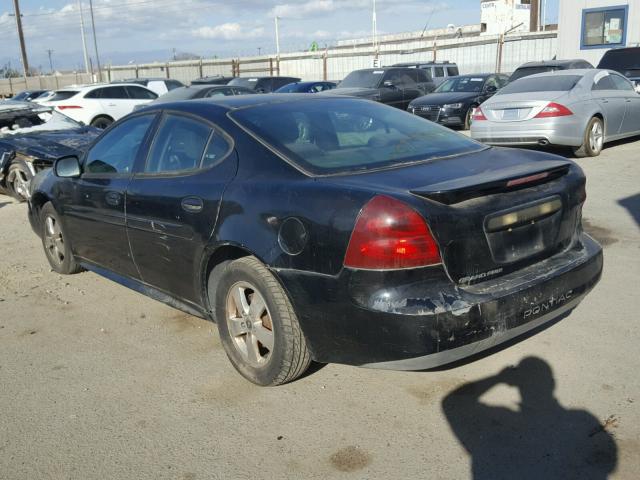 2G2WP522451231775 - 2005 PONTIAC GRAND PRIX BLACK photo 3