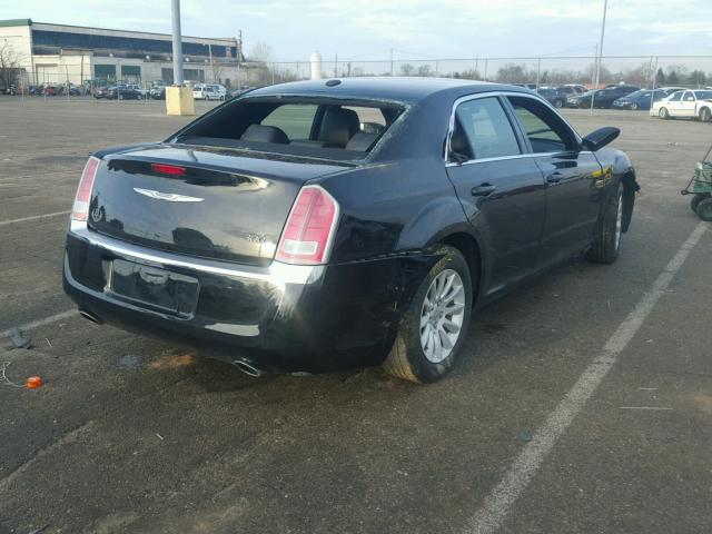 2C3CCAAG7EH380368 - 2014 CHRYSLER 300 BLACK photo 4