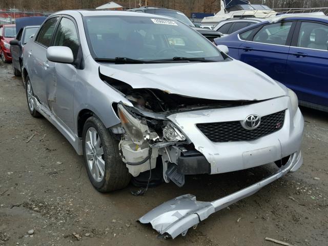 1NXBU40E99Z030101 - 2009 TOYOTA COROLLA BA SILVER photo 1