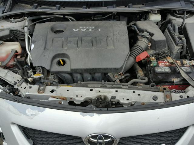 1NXBU40E99Z030101 - 2009 TOYOTA COROLLA BA SILVER photo 7