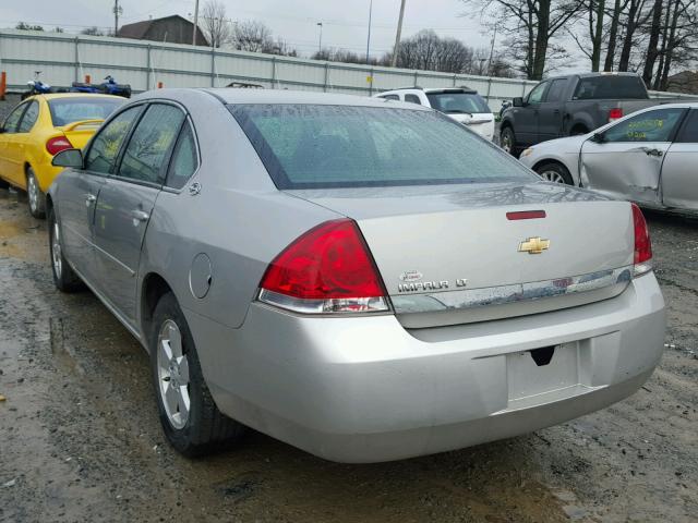 2G1WT58N679255677 - 2007 CHEVROLET IMPALA LT SILVER photo 3