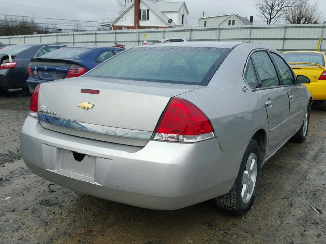 2G1WT58N679255677 - 2007 CHEVROLET IMPALA LT SILVER photo 4