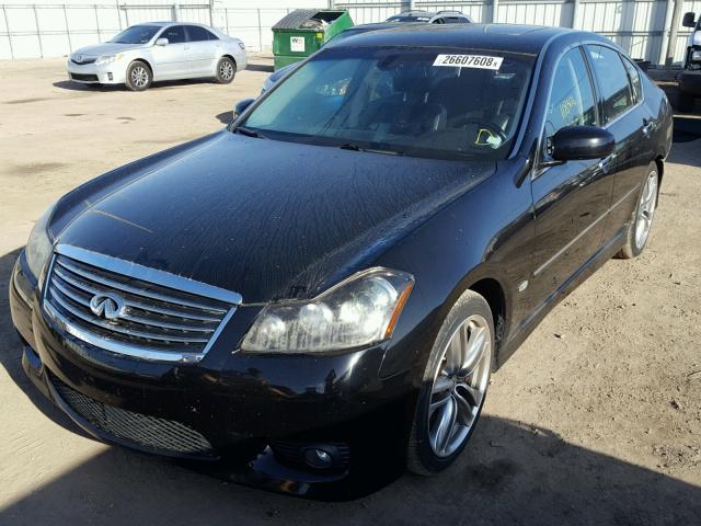 JN1CY0AP5AM910287 - 2010 INFINITI M35 BASE BLACK photo 2