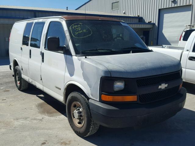 1GCGG25V761108810 - 2006 CHEVROLET EXPRESS G2 WHITE photo 1