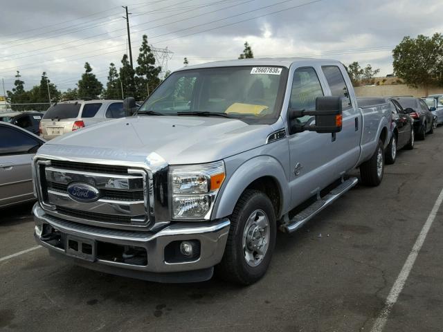 1FT7W2AT3CEB67624 - 2012 FORD F250 SUPER SILVER photo 2