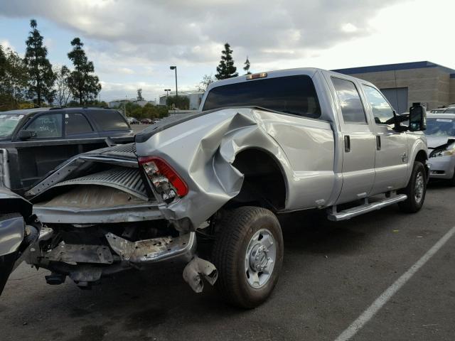 1FT7W2AT3CEB67624 - 2012 FORD F250 SUPER SILVER photo 4