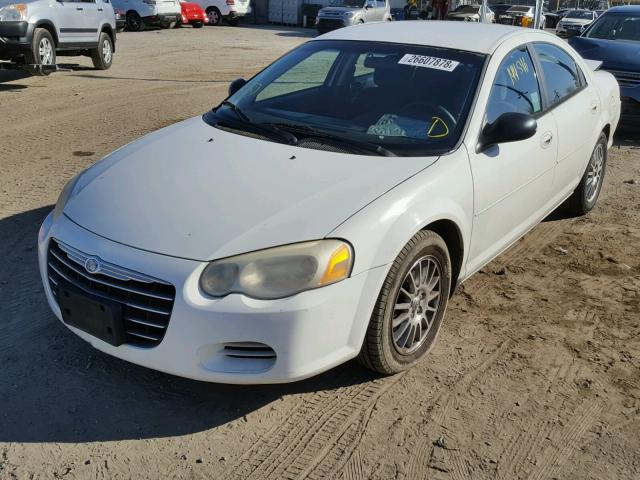 1C3AL46J54N327980 - 2004 CHRYSLER SEBRING LX WHITE photo 2