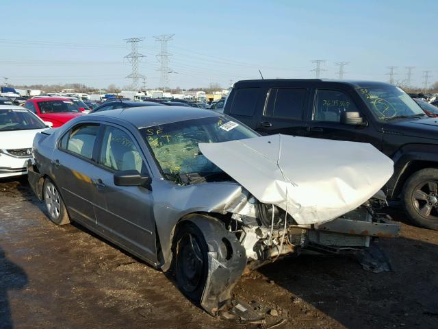 3FAHP06Z68R264376 - 2008 FORD FUSION S GRAY photo 1