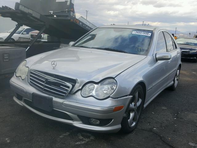 WDBRF40J15A753106 - 2005 MERCEDES-BENZ C 230K SPO SILVER photo 2