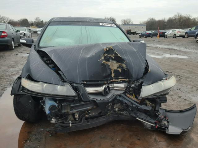 19UUA76667A034307 - 2007 ACURA TL TYPE S BLACK photo 9