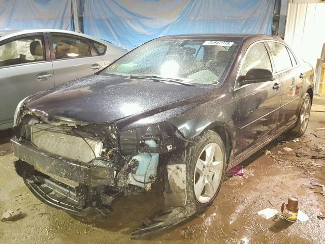 1G1ZB5EB6AF269457 - 2010 CHEVROLET MALIBU LS შავი ფოტო 2
