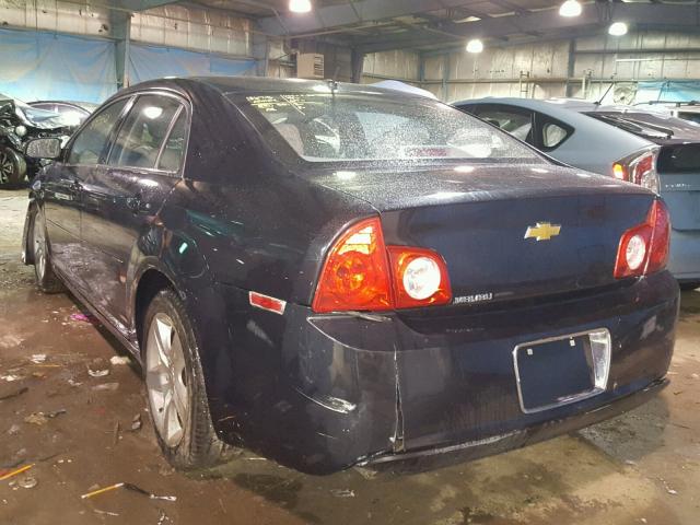 1G1ZB5EB6AF269457 - 2010 CHEVROLET MALIBU LS შავი ფოტო 3