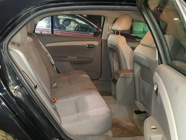 1G1ZB5EB6AF269457 - 2010 CHEVROLET MALIBU LS შავი ფოტო 6