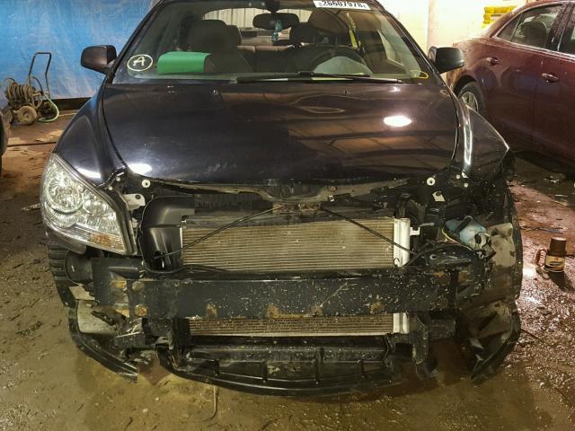 1G1ZB5EB6AF269457 - 2010 CHEVROLET MALIBU LS შავი ფოტო 9
